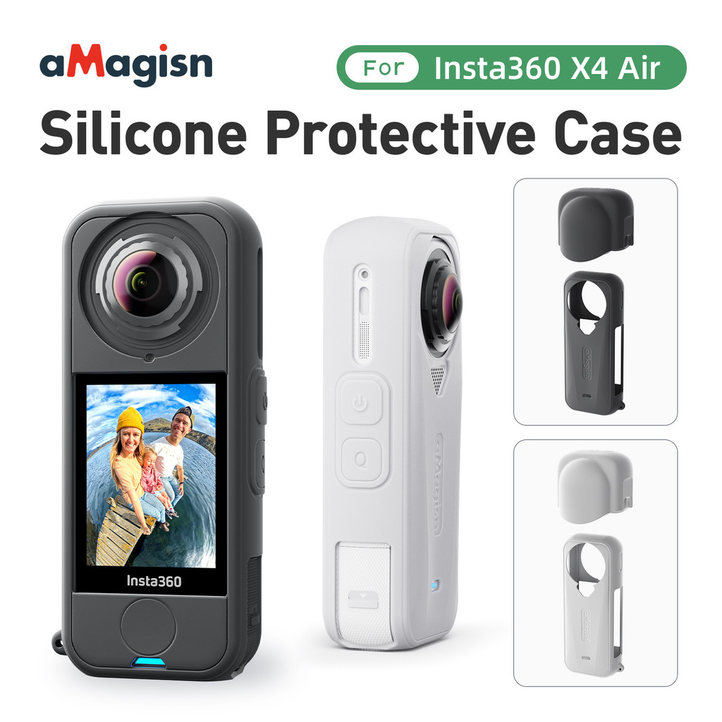 เหมาะสําหรับ Insta360 X4 Air body เคสซิลิโคนสําหรับกล้องกีฬาอุปกรณ์เสริม
