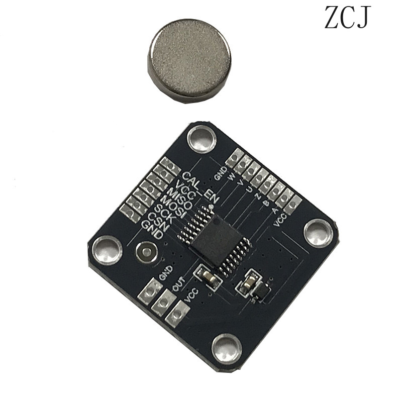 MT6835 Magnetic Encoder โมดูล PWM/SPI มอเตอร์ไร้แปรง 21BIT Encoder ฟรีแม่เหล็กเปลี่ยน AS5048