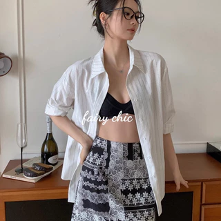 เสื้อชั้นในลูกไม้เซ็กซี่ดันทรงเปลือยหลังไร้รอยต่อสําหรับผู้หญิง (0.5 ซม.)S-XL