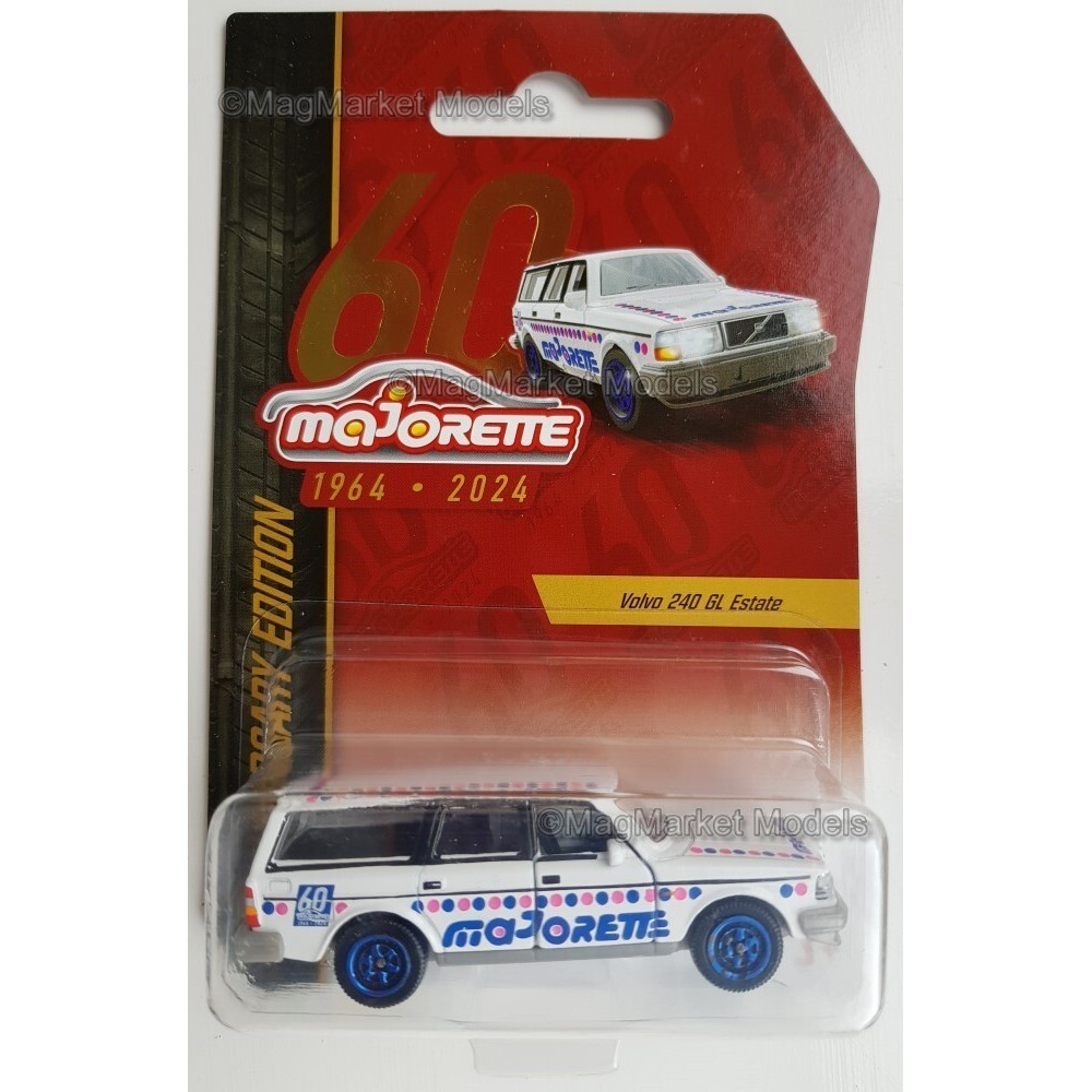 MAJORETTE · VOLVO 240GL ESTATE · 60th ANNIVERSARY · 1:64 · ยี่ห้อ NEW & SEALED