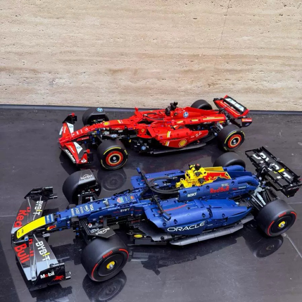 高品质~TECHNIC F1 SF24 รถแข่ง/TECHINIC F1 ORACLE REDBULL RB20 รถแข่งสร้างบล็อค