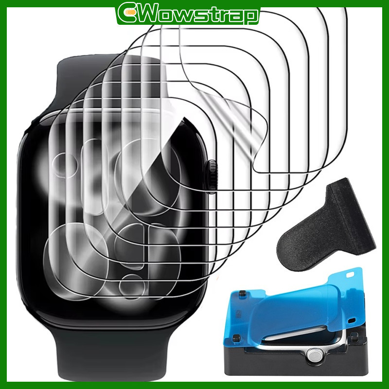 3Dกระจกนิรภัย / อ่อนนุ่มฟิล์ม for iWatch Apple Watch Series 11 10 9 8 7 Ultra/SE 3 2 49 46มม. 45 44มม.42 40 38มม