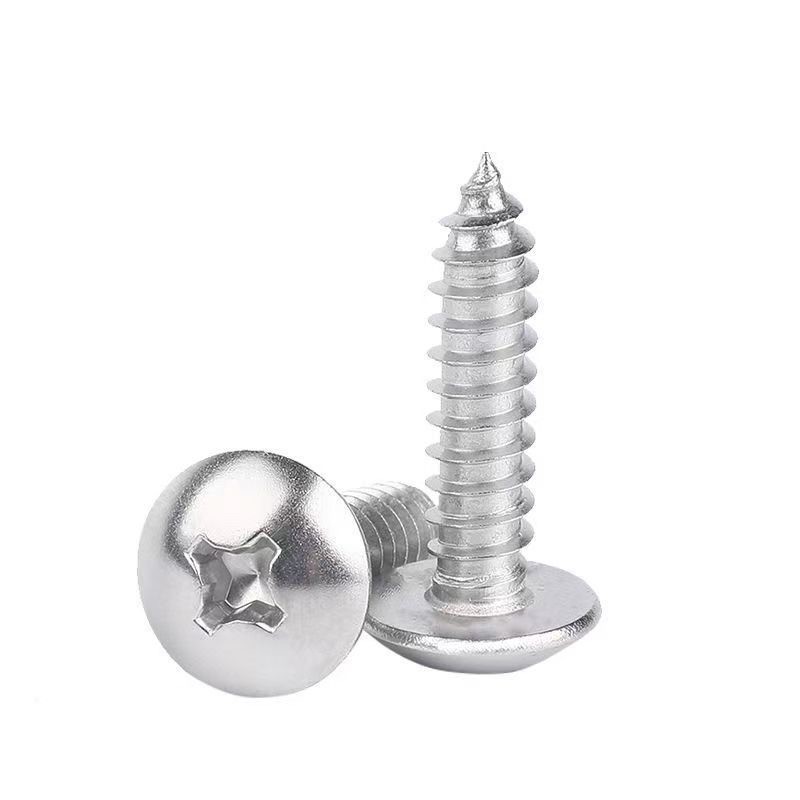 น็อต สกรู หัวร่ม หัวกระทะ แฉก T+ สแตนเลส 304 เกลียวปล่อย /Truss an Head Phillip Tapping Screw  size M3/M3.5/M4/M4.2/M5/M6 * L6-100mm (ZH-PFH1) ราคา ถูกที่สุด ดีลบีเคเค แกลเลอรีภาพที่ 8