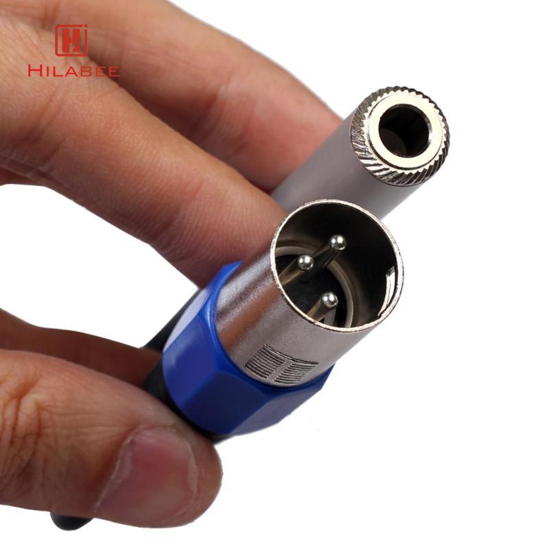 [hilabee] สายสัญญาณเสียงไมโครโฟน, สายเคเบิลตัวเมีย 6.35 ถึง 3 พิน XLR ตัวเมีย, 0.