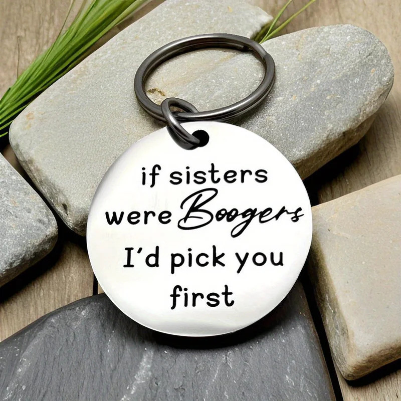 พวงกุญแจตลกวันเกิดน้องสาวสําหรับ Besties Soul Sister Graduation Christmas