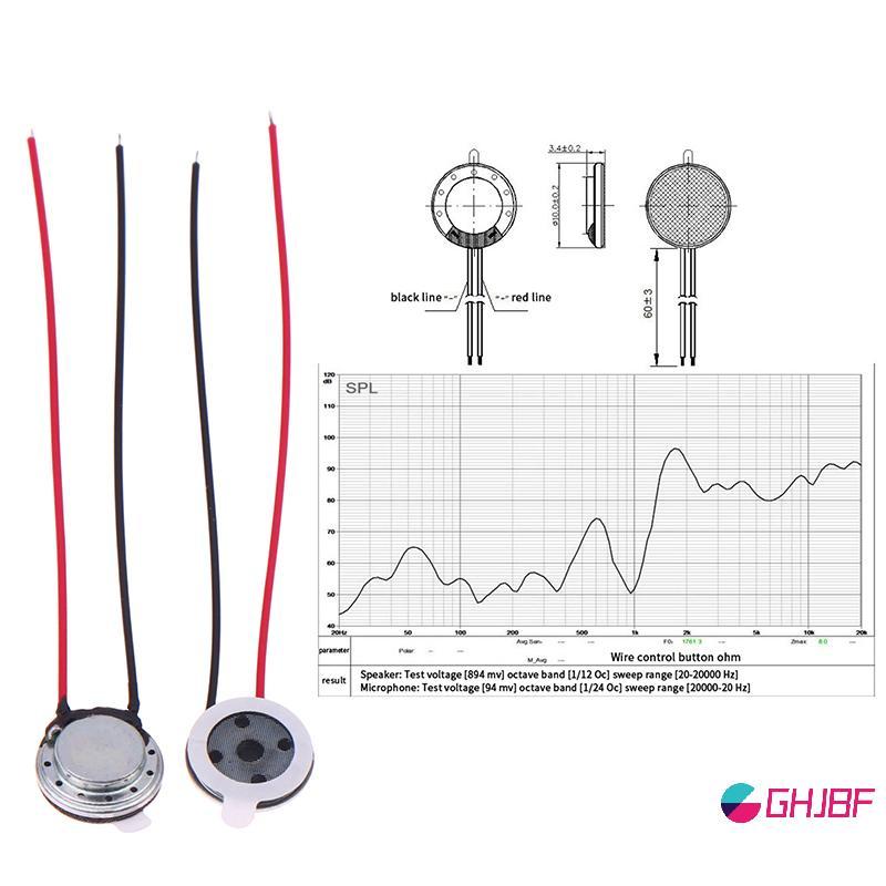 GHJBF] 5/10Pcs 8 Owner 0.5/1W รอบลําโพง 10 มม.Ultra-thin คอเต่าฮอร์นสําหรับโทรศัพท์มือถือputer DIY ซ