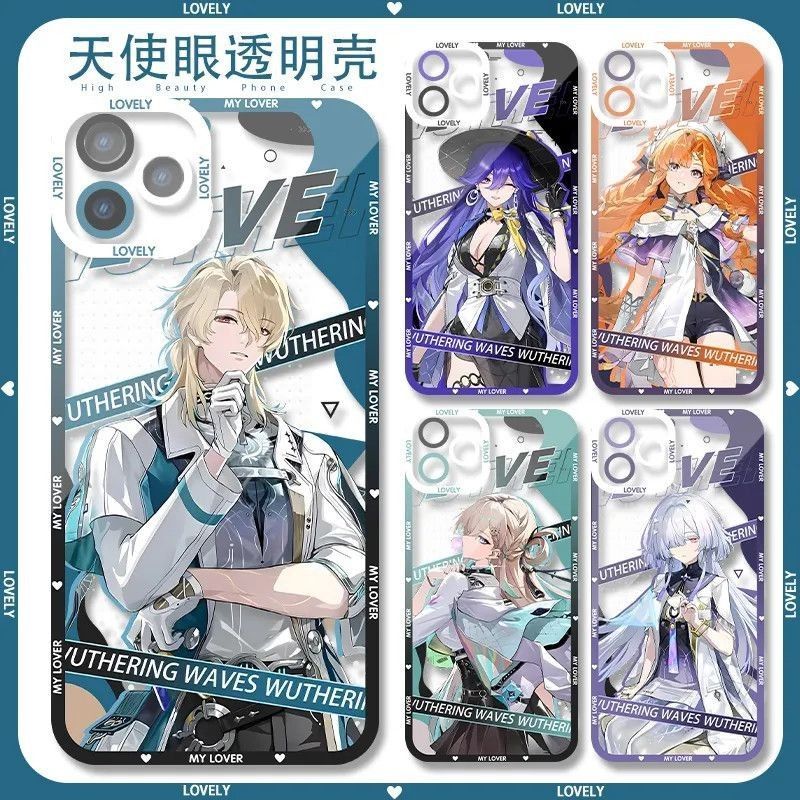 Wuthering Waves Angels Eye Full Lens TPU Phone Case – Clear & Protective RBRZ