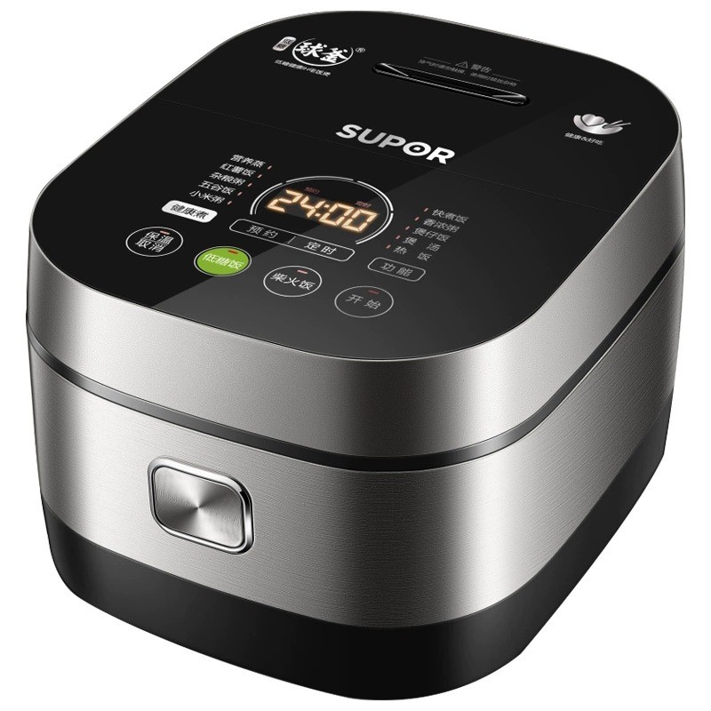 Supor หม้อหุงข้าวในครัวเรือนซุปข้าวแยกท่อระบายน้ําข้าว 4L ลิตรกาต้มน้ําบอลหม้อหุงข้าวอัจฉริยะ SF40HC