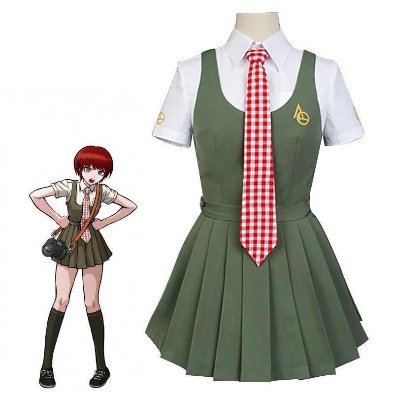 Mahiru Koizumi Dangan Ronpa Cosplay Costume as Amine Halloween Outfit