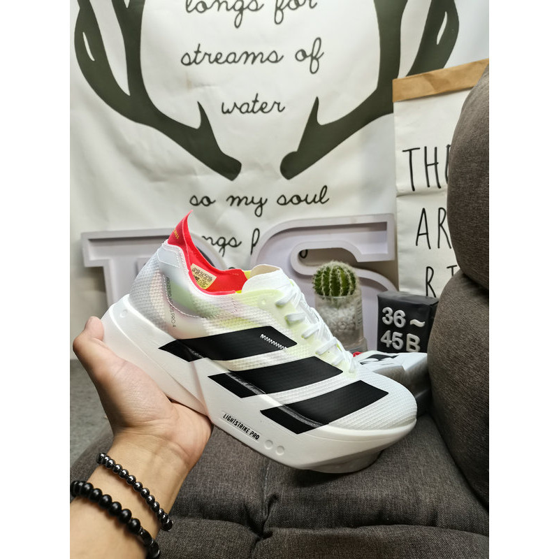 New PRO 4 M JR1094 Training Cushioned Running Shoes/White Black AEUG
