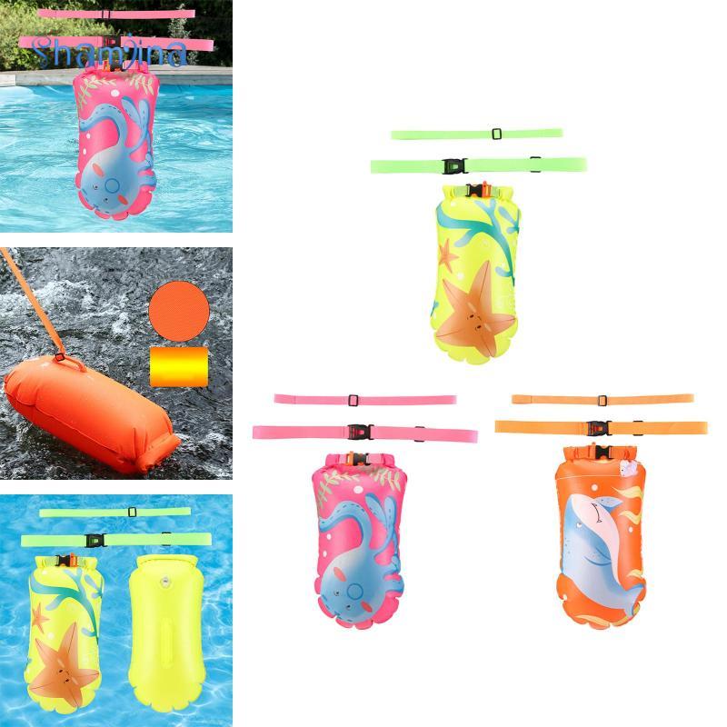 [Safety Swim Buoy] อุปกรณ์ลอยน้ำสำหรับว่ายน้ำแบบ.ultralight กับที่เก็บของกันน้ํา