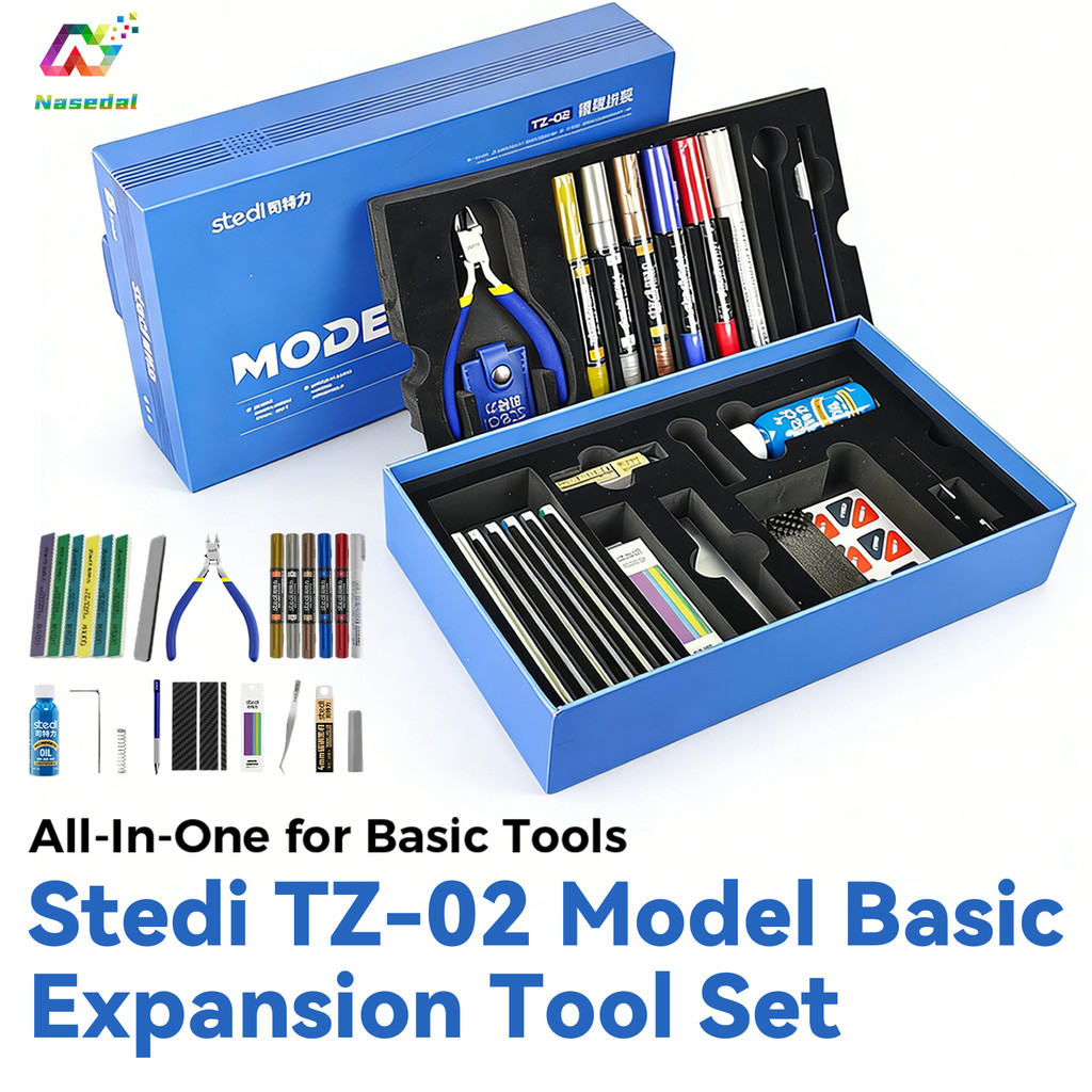 Stedi TZ-02 รุ่น Basic ชุดเครื่องมือขยายคีมขัด Dual Tip Markers มีดงานอดิเรก All-In-One สําหรับ Gundam GK รุ่นผู้ที่ชื่นชอบ DIY ชุดเครื่องมือที่ต้องมี