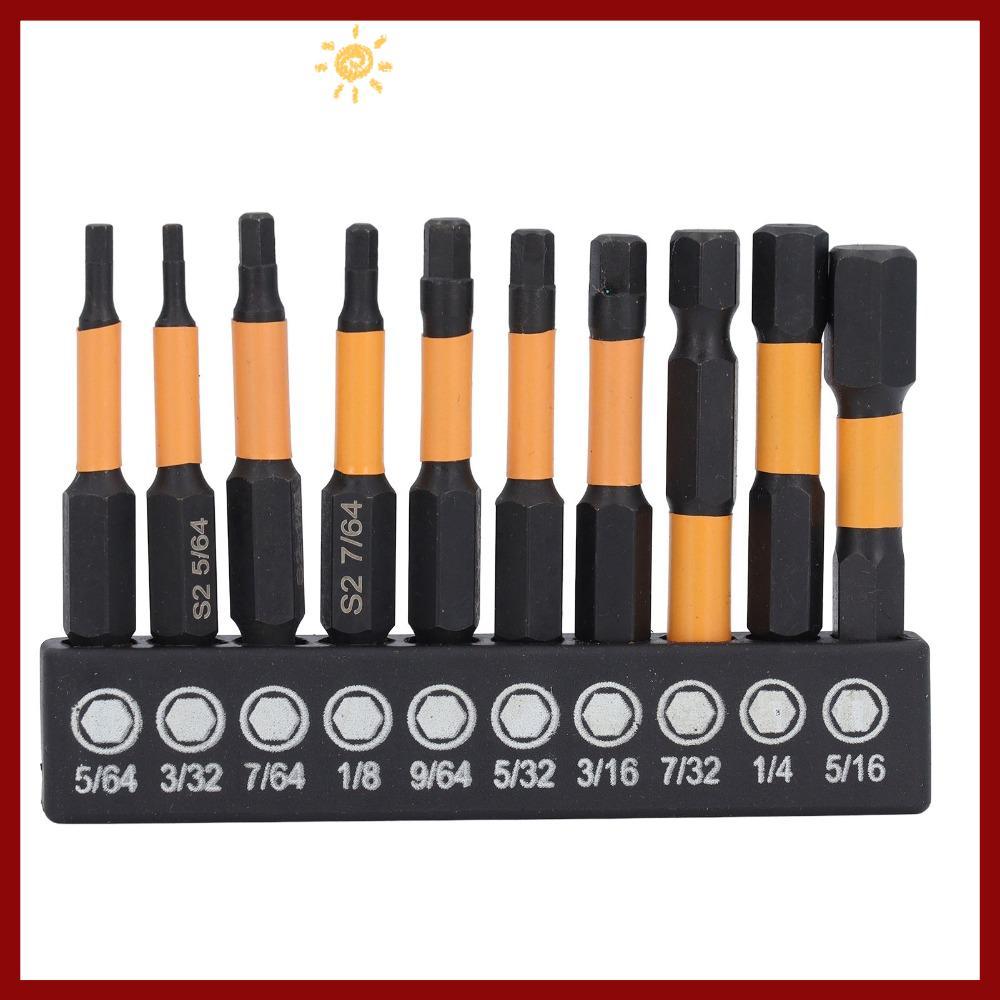 PTKFPT09 20 ชิ้น Impact Hex Bit ชุด, S2 โลหะผสมเหล็ก 1/4 นิ้ว Hex-Shak Allen ประแจเจาะชุด Bit, เมตริ