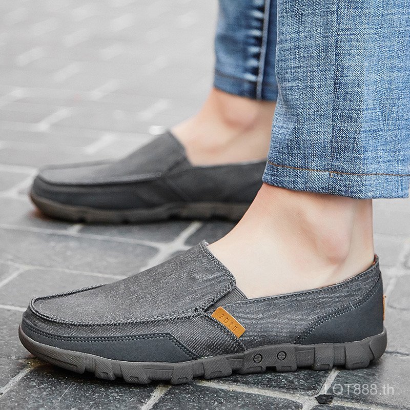 Hot-Sell Men รองเท้าโลฟเฟอร์ขนาด 39-48 Anti Slip Rubber Sole Driver รองเท้ารองเท้าผ้าใบกลางแจ้ง SH0V