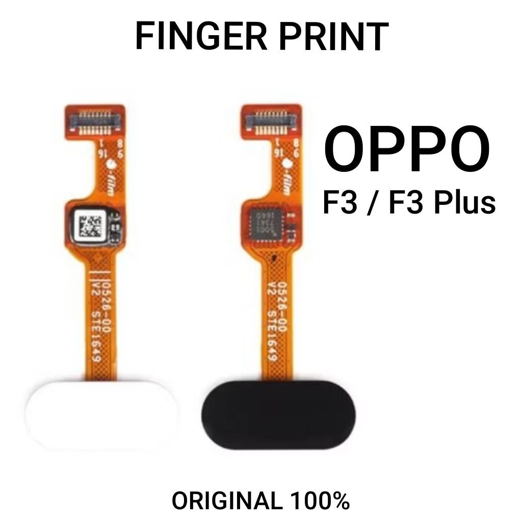 TOMBOL ปุ่มโฮมต้นฉบับสําหรับ Oppo F3 / F3+ / F3Plus On Off Power Home ลายนิ้วมือ Home Oppo F3 / Oppo