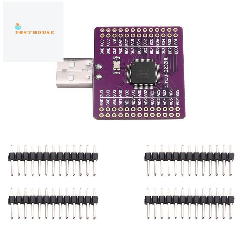 [posthouse]MCU-2232 FT2232HL USB TURN UART SPI JTAG RS232 โมดูล FT2232 CJMCU-2232HL USB to UART Boar