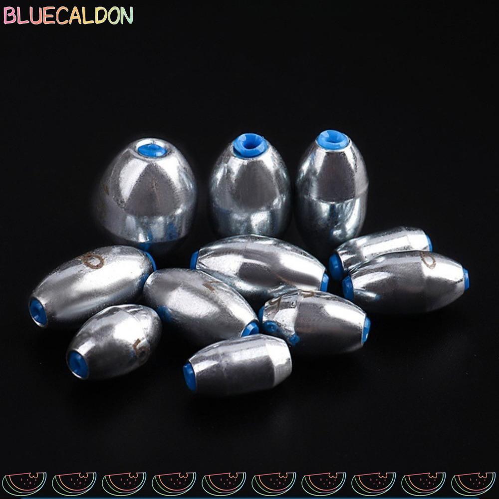 BLUECALDON 20pcs Sinker น้ําหนักปลาคาร์พ Hollow Lure วัสดุโลหะผสมเหล็กคาร์บอน 3g-10g