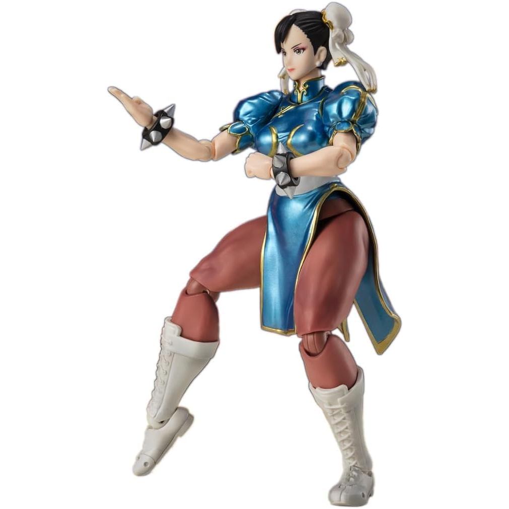 ฟิกเกอร์ S.H.Figuarts จาก TAMASHII NATIONS ธีม Street Fighter ชุนลี -ชุดที่ 2- สูงประมาณ 150 มม. ทำ