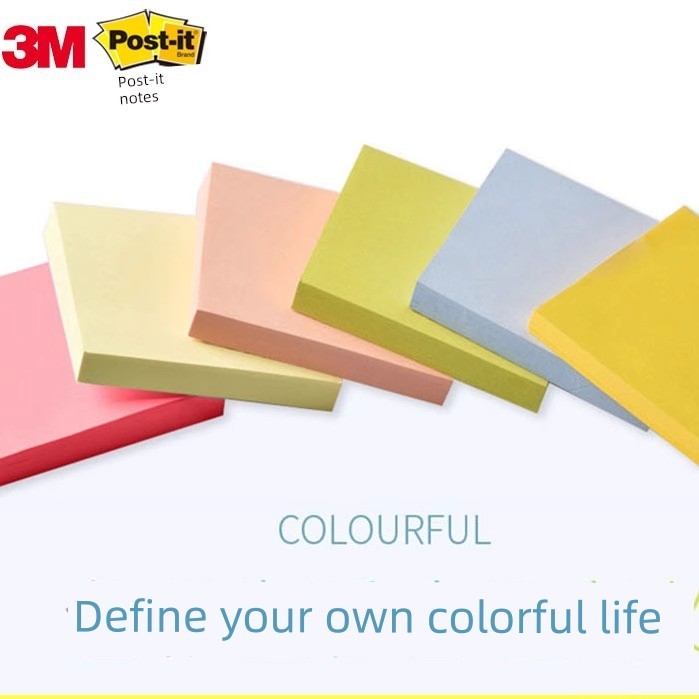 postit postit น่ารัก [ของแท้อย่างเป็นทางการ] 3M โพสต์อิทสติกเกอร์ติดสำนักงานกระดาษโน้ตนักเรียนมูลค่า