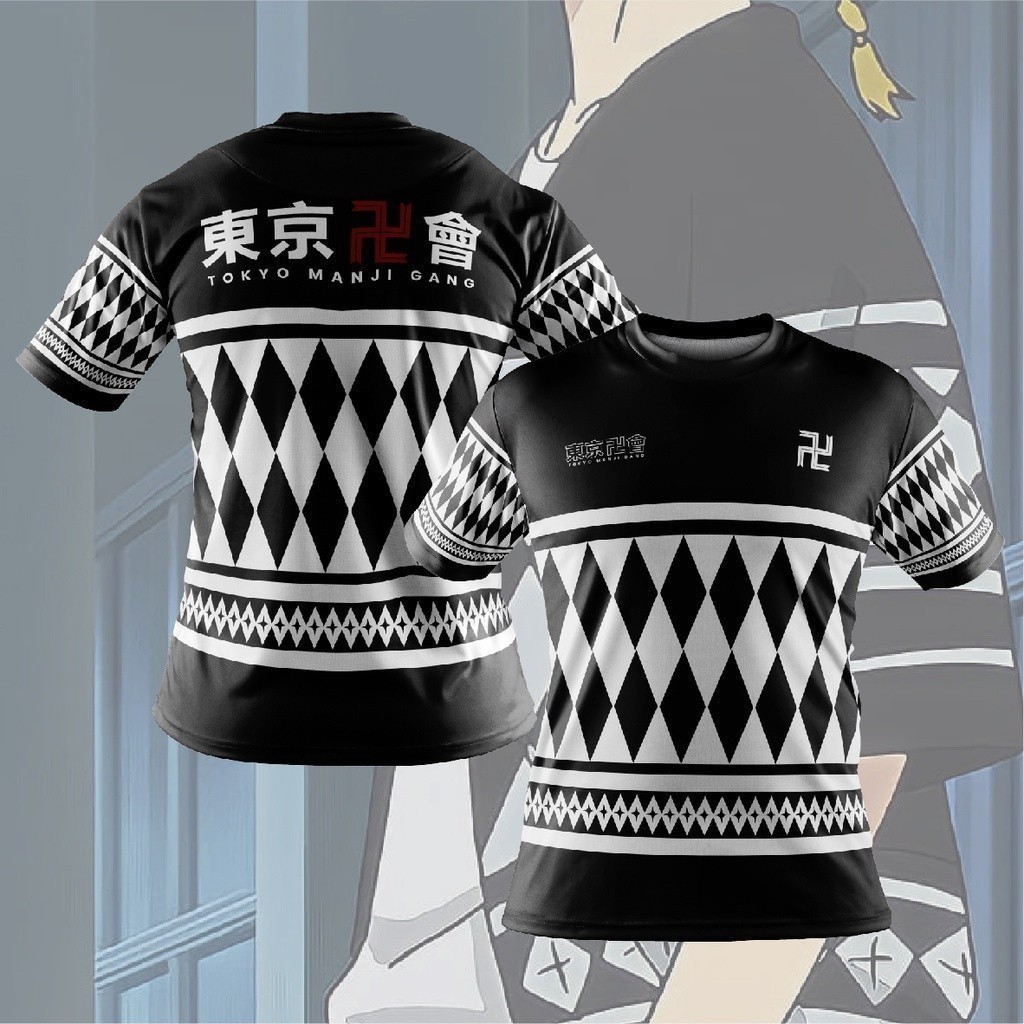 แฟชั่น FAZZ TR02 - RYUGUJI DRAKEN BLACK COSPLAY TOKYO REVENGER MANJI GANG เสื้อ