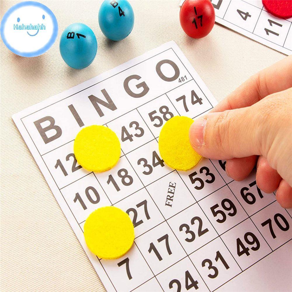 Haha 60 การ์ด bingo ที่ไม่ซ้ํากัน BINGO การ์ดเกมความบันเทิงสําหรับเด็กแบบดิจิตอล TH