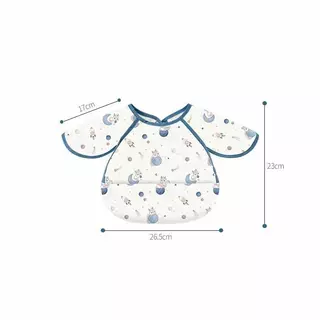 COD baby bibs ผ้ากันเปื้อนเด็ก ผ้าซับน้ำลาย แบบ 3D มีกระเป๋าหน้า กันน้ำ คุณภาพเกรด A