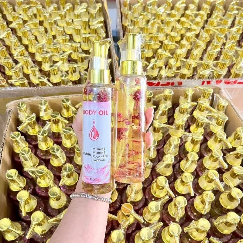 全身精华油玫瑰花Mix Hoa - Body Oil Bha - Duong Am Mem Min Da1.17.4