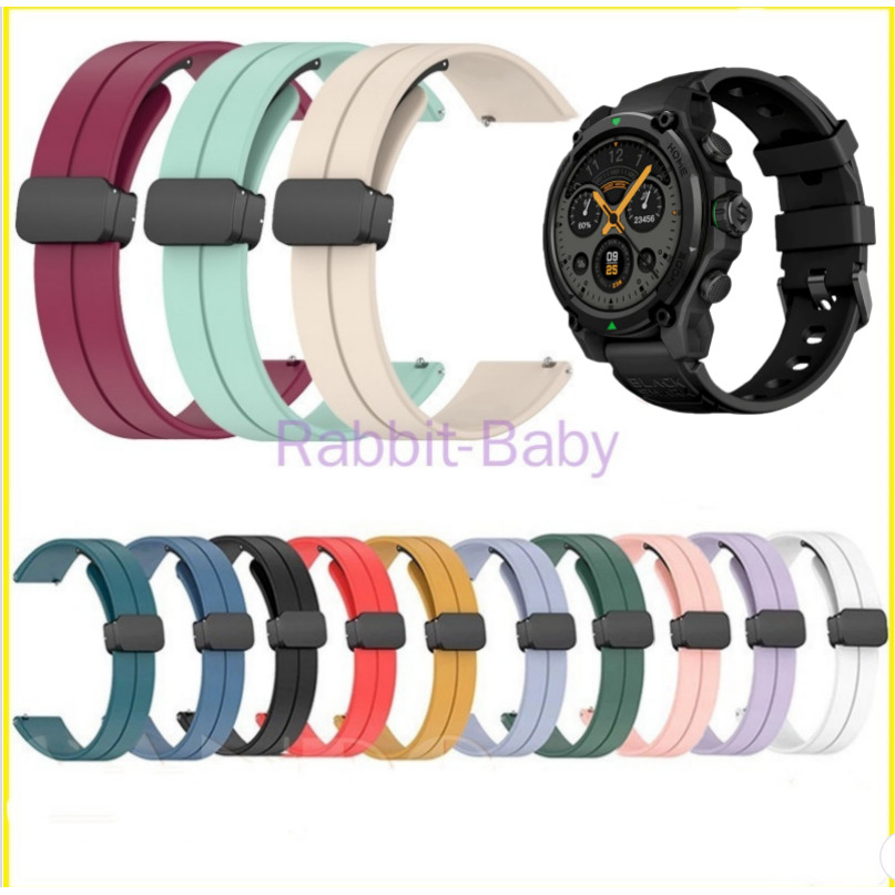 สายซิลิโคนแม่เหล็กสําหรับสายนาฬิกา Black Shark GS3/GS3 Ultra สายนาฬิกา Black Shark S3 สายนาฬิกา Blac