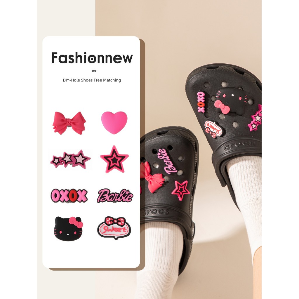 jibbitz crocs jibbitz crocs ของแทั อุปกรณ์ตกแต่งรองเท้า Crocs ลายการ์ตูนน่ารัก สำหรับ DIY