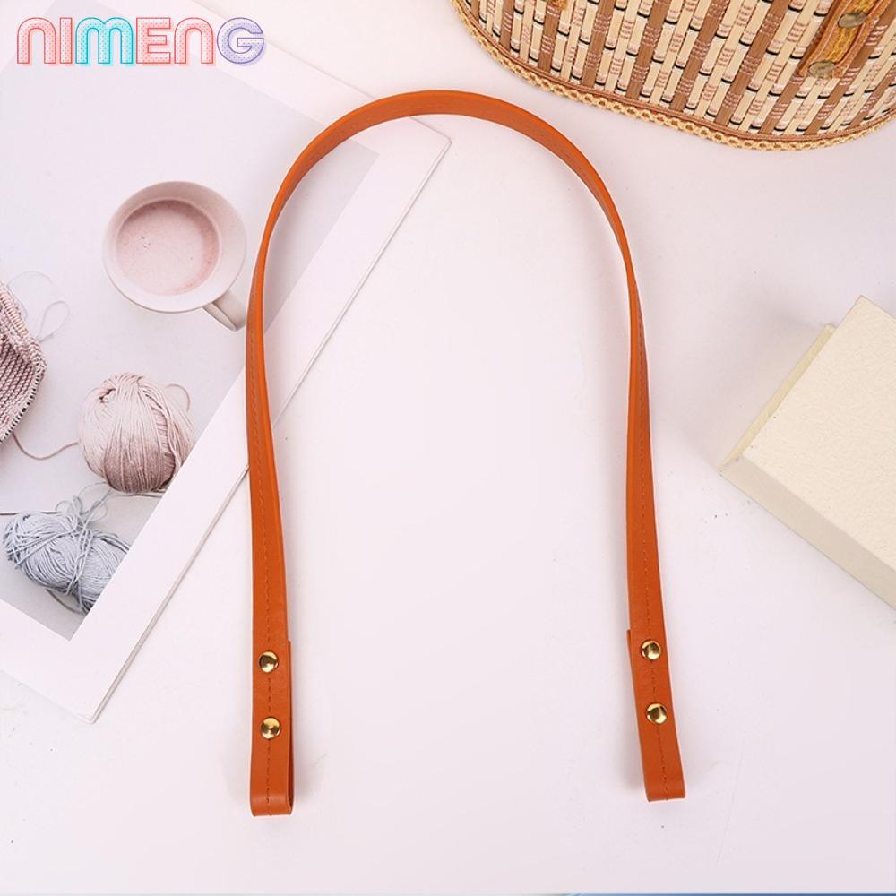 NIMENG สายคล้องไหล่และเข็มขัดจากหนังPU แบบDIY อุปกรณ์เสริมสำหรับกระเป๋า พร้อมเป็นของขวัญ