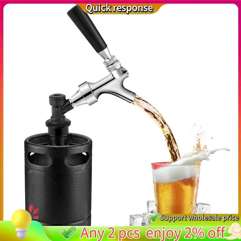 ในสต็อก-Ber Faucet Ball Lock Kit, Homebrew Draft Beer Tap Corneius & Corny Keg Liquid Ball Lock Picn