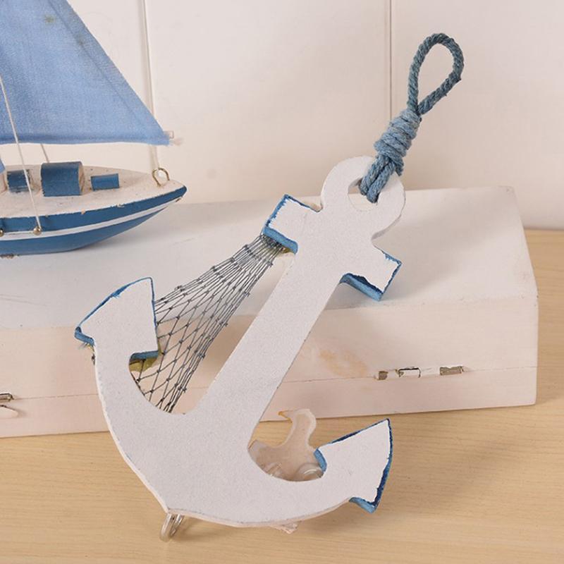 [fashionapple] ไม้ Anchor Crafts Art Wall Hook Meter Gauge Decor สต็อกใหม่