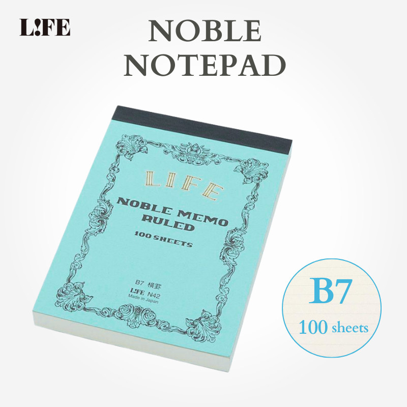 LIFE NOBLE Memo - B7 Ruled N42 White