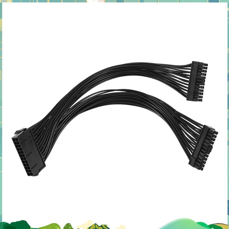 Dual PSU Power Supply 24-Pin ATX เมนบอร์ด Splitter Cable,24Pin(20+4) สําหรับ ATX เมนบอร์ดสายต่อ