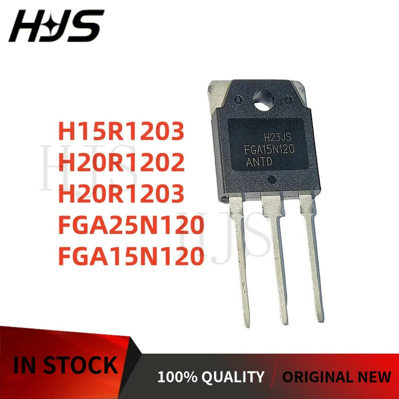 5PCS H15R1203 H20R1202 H20R1203 FGA25N120 FGA15N120 FGA25N120ANTD TO-247 Field Effect ทรานซิสเตอร์