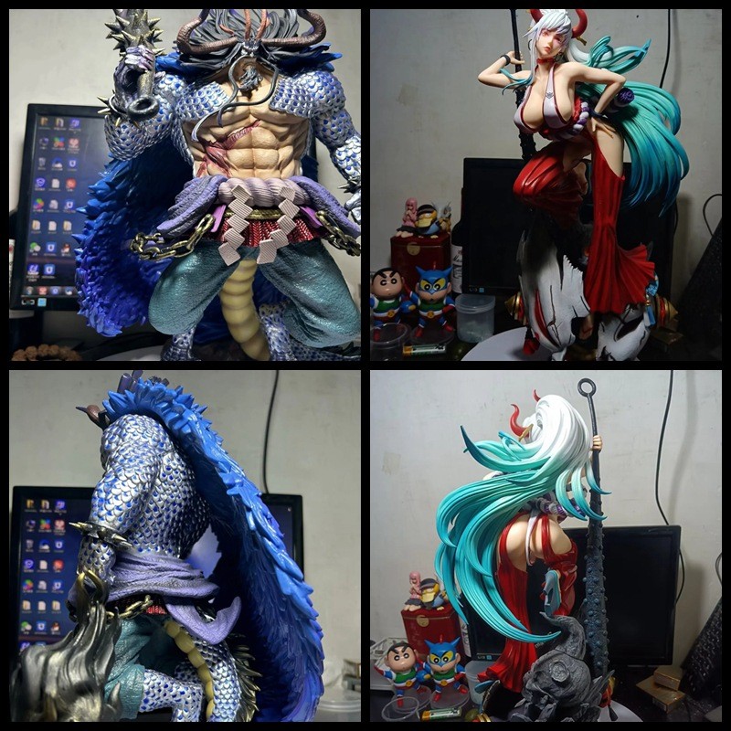 สินค้าใหม่พร้อมสต็อก Wolf Anime One Piece GK Super Big Beast Kaido Orc Yamato Kaido Daughter Boxed F