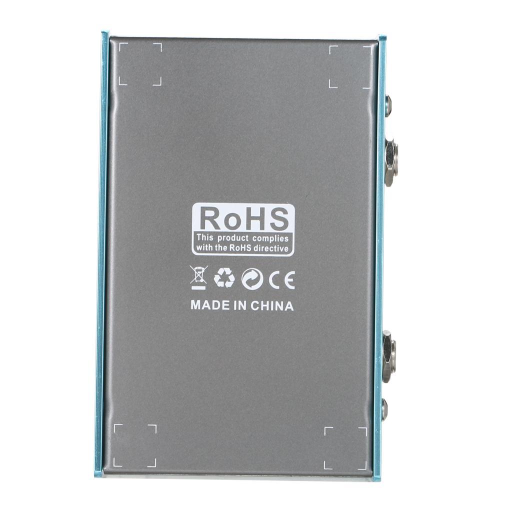 Granty 10 Band EQ Guitar Effect Pedal Mini Equalizer พร้อม True Bypass สําหรับเบสอลูมิเนียม Body