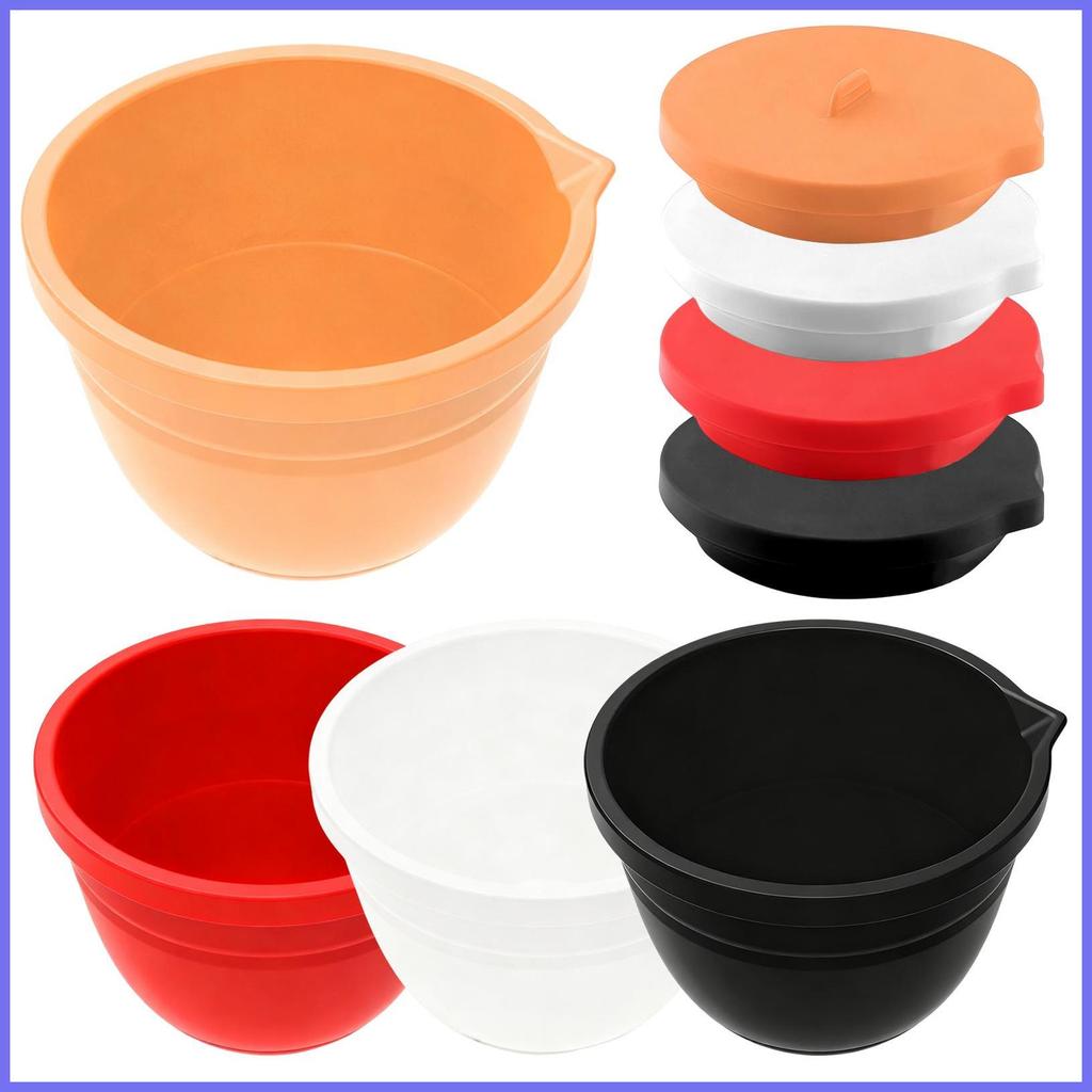 ซิลิโคนชาม Liners 4 ชิ้นผสมชาม 5-Qt Protector แทรก Hand Mixer Liners สําหรับร้านอาหารห้องครัวบ้าน ho