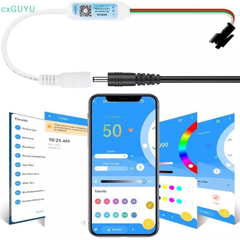 [cxGUYU] SP621E RGB Controller สําหรับ WS2811 WS2812 WS2813 LED Strip Light Control -24V PRTA