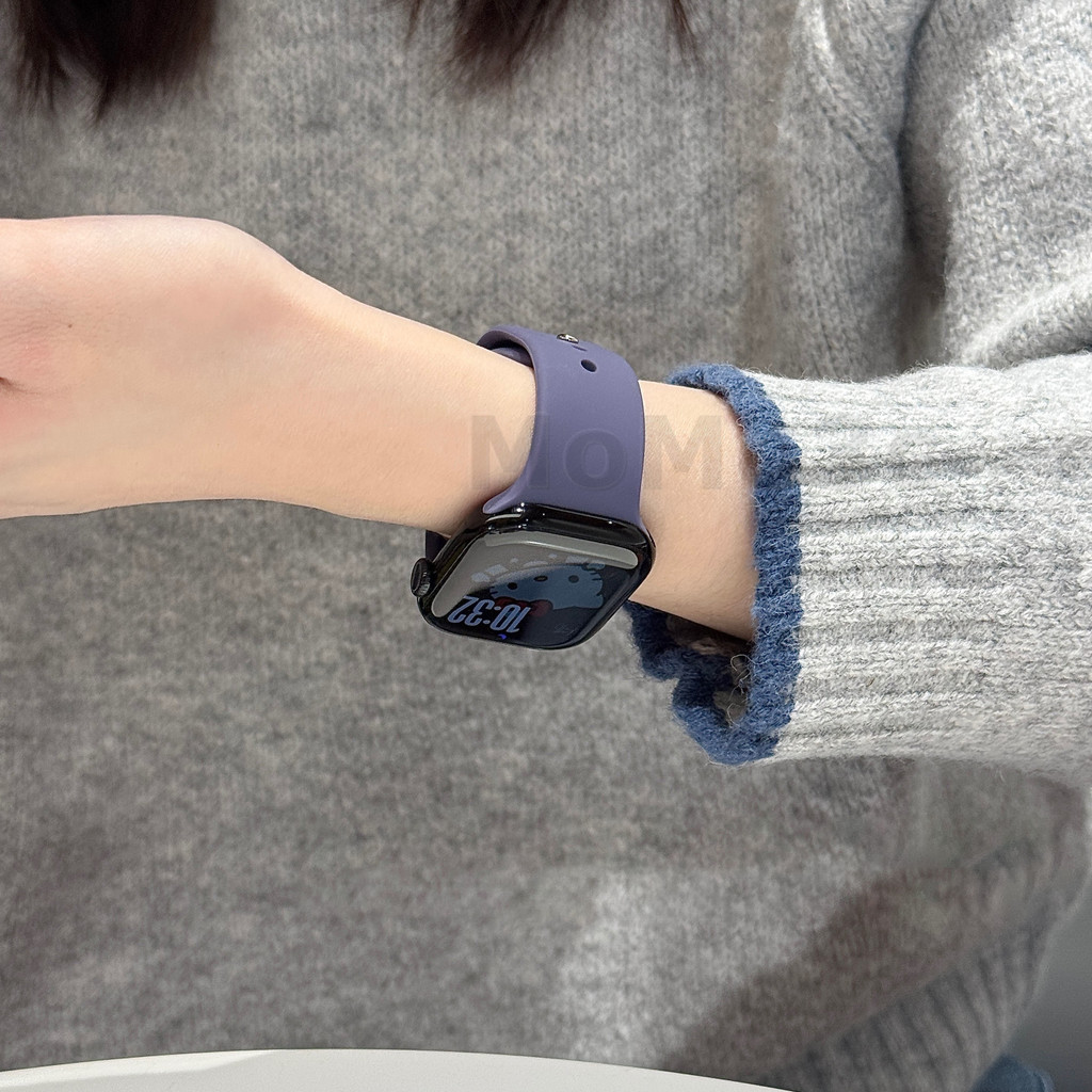 สายรัดซิลิโคน iWatch สําหรับ iWatch Ultra Series 11 10 7 6 5 4 3 2 SE Sports iWatch Band