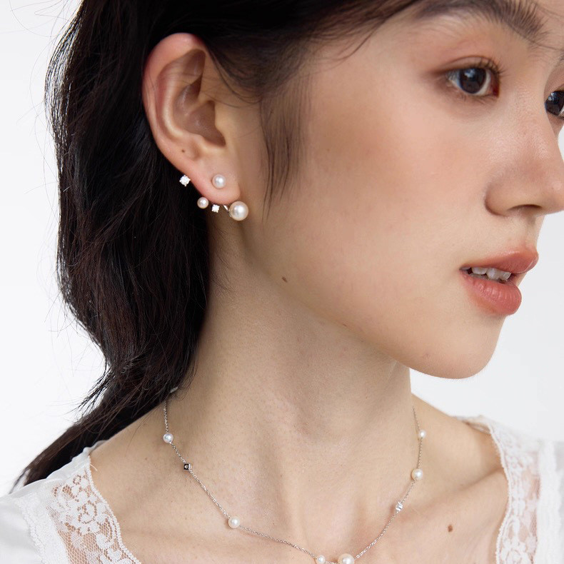 ต่างหู Niche Design Pearl Starry Sky