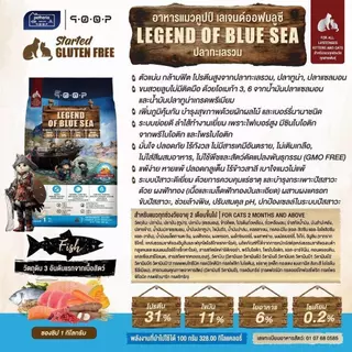 [ 5 ถุง ] อาหารแมวคูปป์ qoop By petheria กลูเต็นฟรี โปรตีน 31% ไม่เค็ม เกรดพรีเมียม