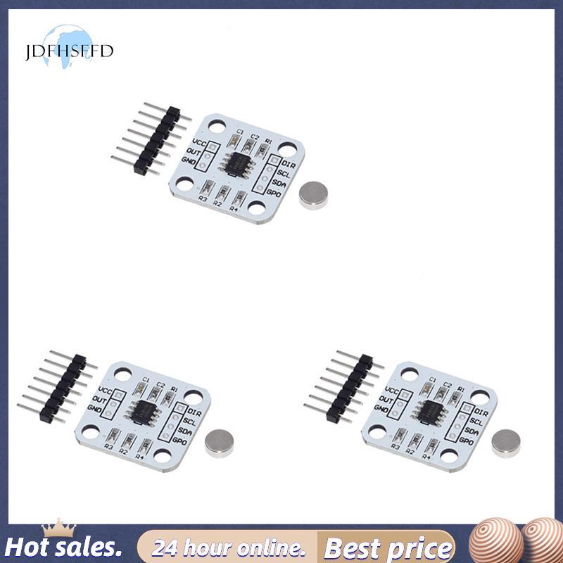 jdfhsffd3 ชิ้น AS5600 Encoder 12 บิตแม่เหล็กเหนี่ยวนํามุมวัดเซนเซอร์โมดูลส่วนประกอบอิเล็กทรอนิกส์