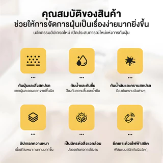 ฝาพลาสติกกันฝุ่น 20 ม. ปิดพ่นสี ฟิล์มพลาสติก Tape Masking Film พร้อมเทปกาว กันรอย กันน้ำ พลาสติกคลุมฝุ่น
