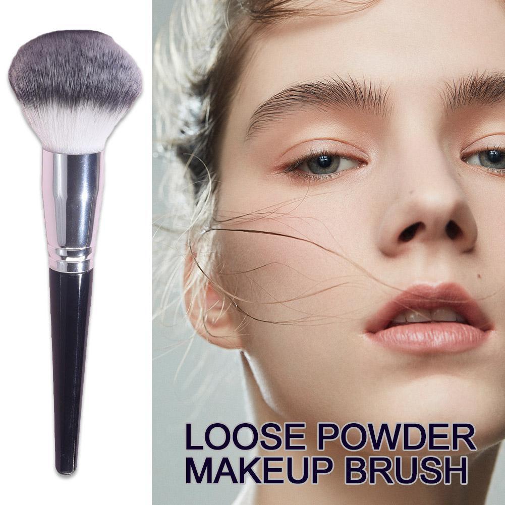 Single Large Blush Loose Powder Brush Fluffy Soft Hair Professional Portable Tools Beauty D5r9