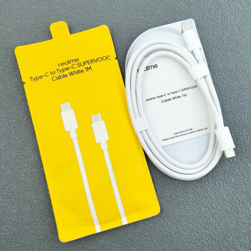 Originial Realme 10A PD สาย USB C ถึง Type C 240W 100W 80W SuperVOOC Fast Charging สําหรับ Real Me G