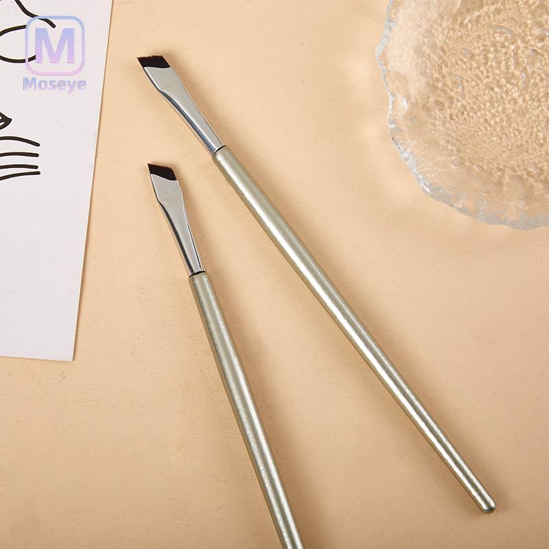 Tianyuanfff 1 PC อัพเกรดใบมีดแปรงอายไลเนอร์ Ultra Thin Fine Angle แปรงคิ้วแบนใต้ตา Place รายละเอียดท