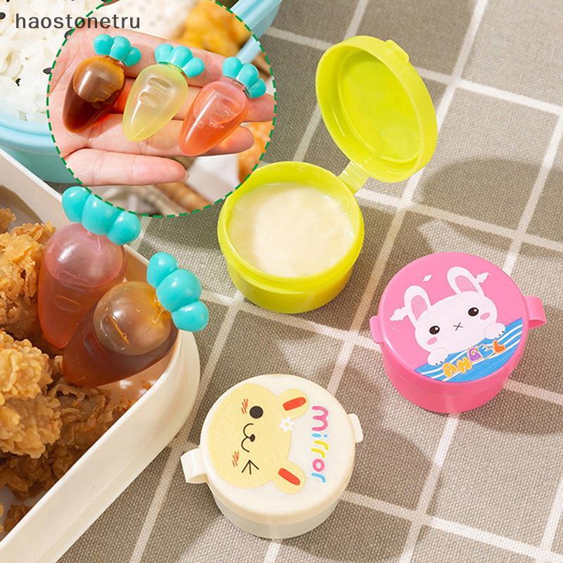OST การ์ตูนขวดซอส Bento กล่องเพื่อนสัตว์กล่องซอสถั่วเหลืองซอสมะเขือเทศน้ําผึ้งสลัดซอสคอนเทนเนอร์ Bento กล่องอุปกรณ์เสริม N