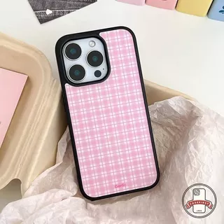 เคสไอโฟน13 17 เคส Silicone สีเดียว ลายเช็ค มินิมอล สำหรับ IPhone 17 air 16 11 16E 13 15 12 Pro Max 17 16 Plus 16 15 Pro