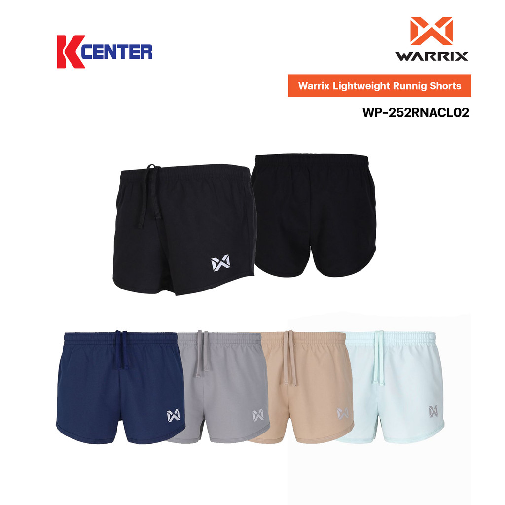 Warrix กางเกงวิ่งขาสั้นผ้าร่ม รุ่น  Lightweight Runnig Shorts (WP-252RNACL02)
